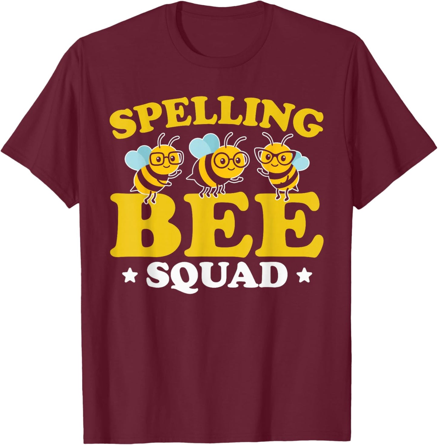 Spelling Bee Squad T-Shirt - T-Shirt | Maroon