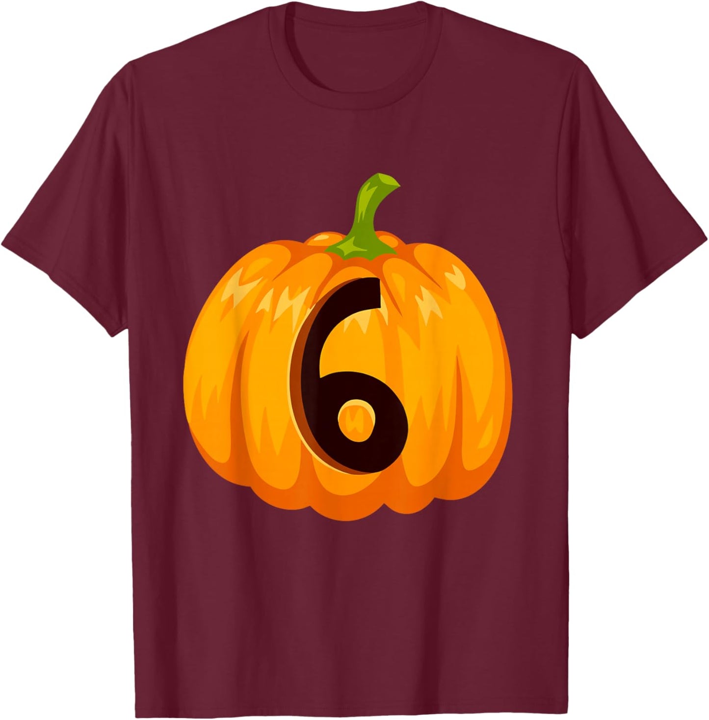 Six Seven Meme Matching Costume T-Shirt - T-Shirt | Maroon