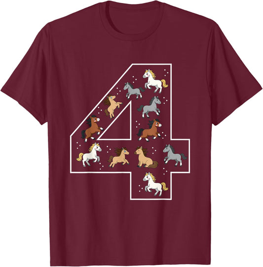 Equestrian T-Shirt - T-Shirt | Maroon