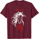 Chinese New Year Horse 2026 Zodiac Year of The Horse T-Shirt - T-Shirt | Maroon
