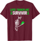 Liver Transplant Survivor Liver Transplant Surgery T-Shirt - T-Shirt | Maroon