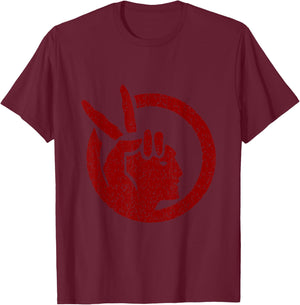 American Indian Movement Flag T-Shirt - T-Shirt | Maroon