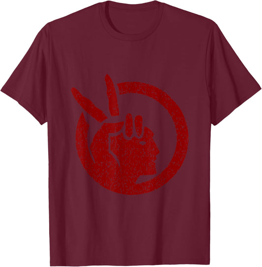 American Indian Movement Flag T-Shirt - T-Shirt | Maroon