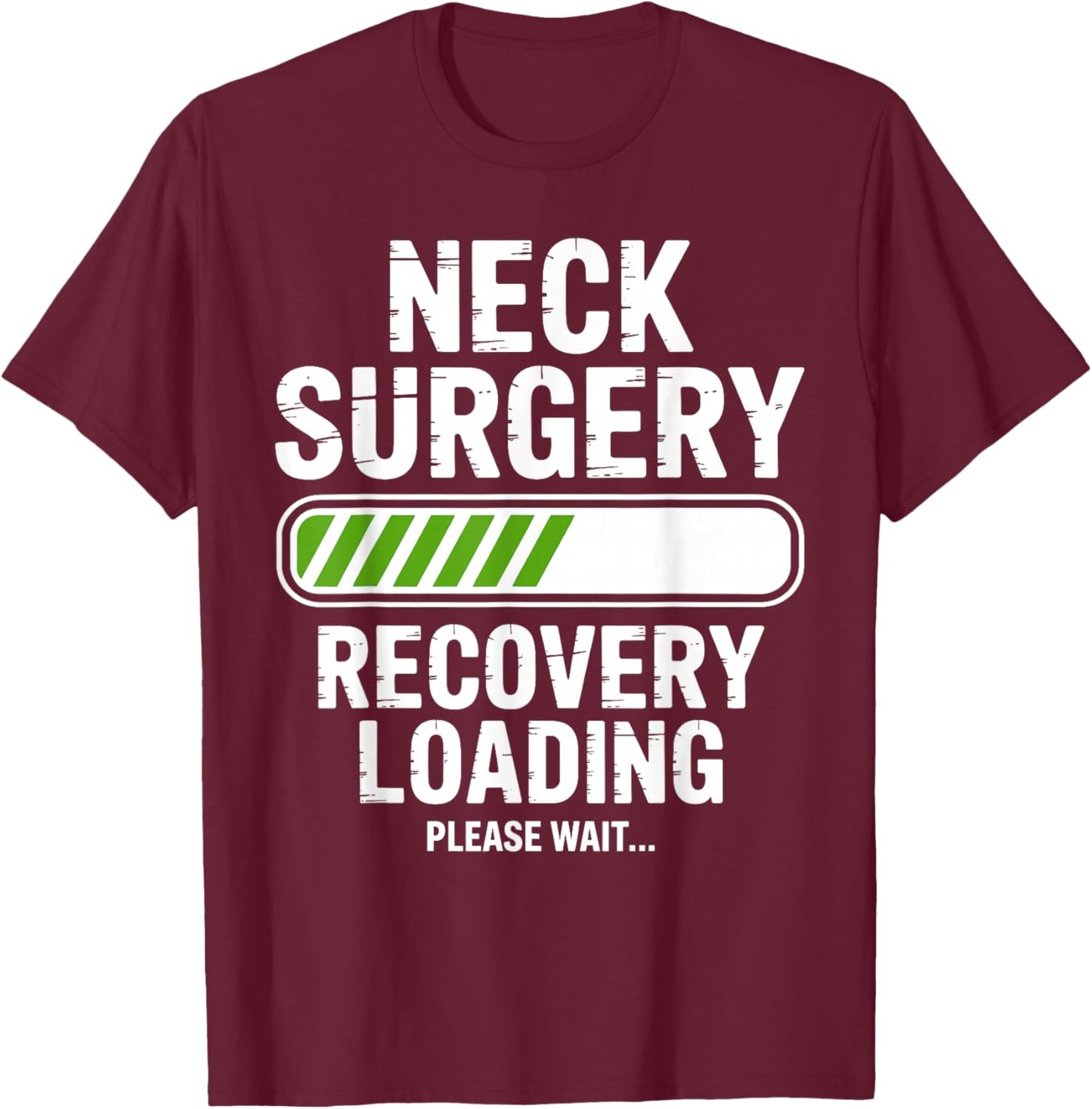 Neck Surgery Art Women Neck Injury Neck Surgery T-Shirt - T-Shirt | Maroon
