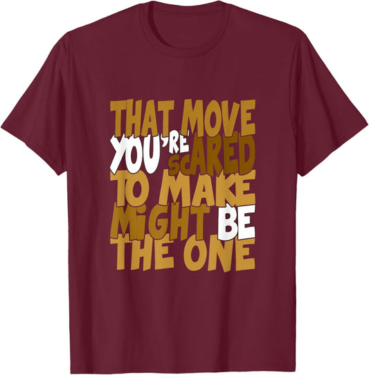 Brown Color Might Be The One Brown Graphic T-Shirt - T-Shirt | Maroon