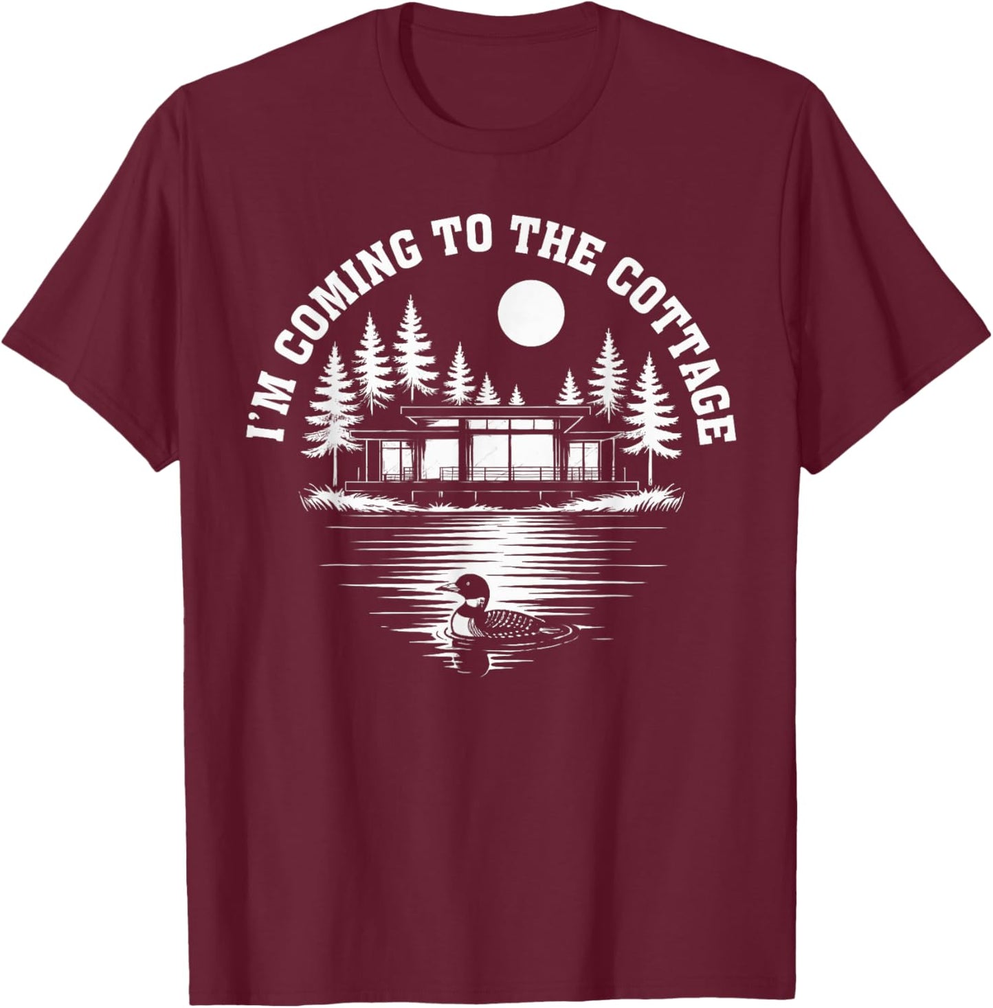 I'm Coming to The Cottage Gay Pride LGBT T-Shirt - T-Shirt | Maroon