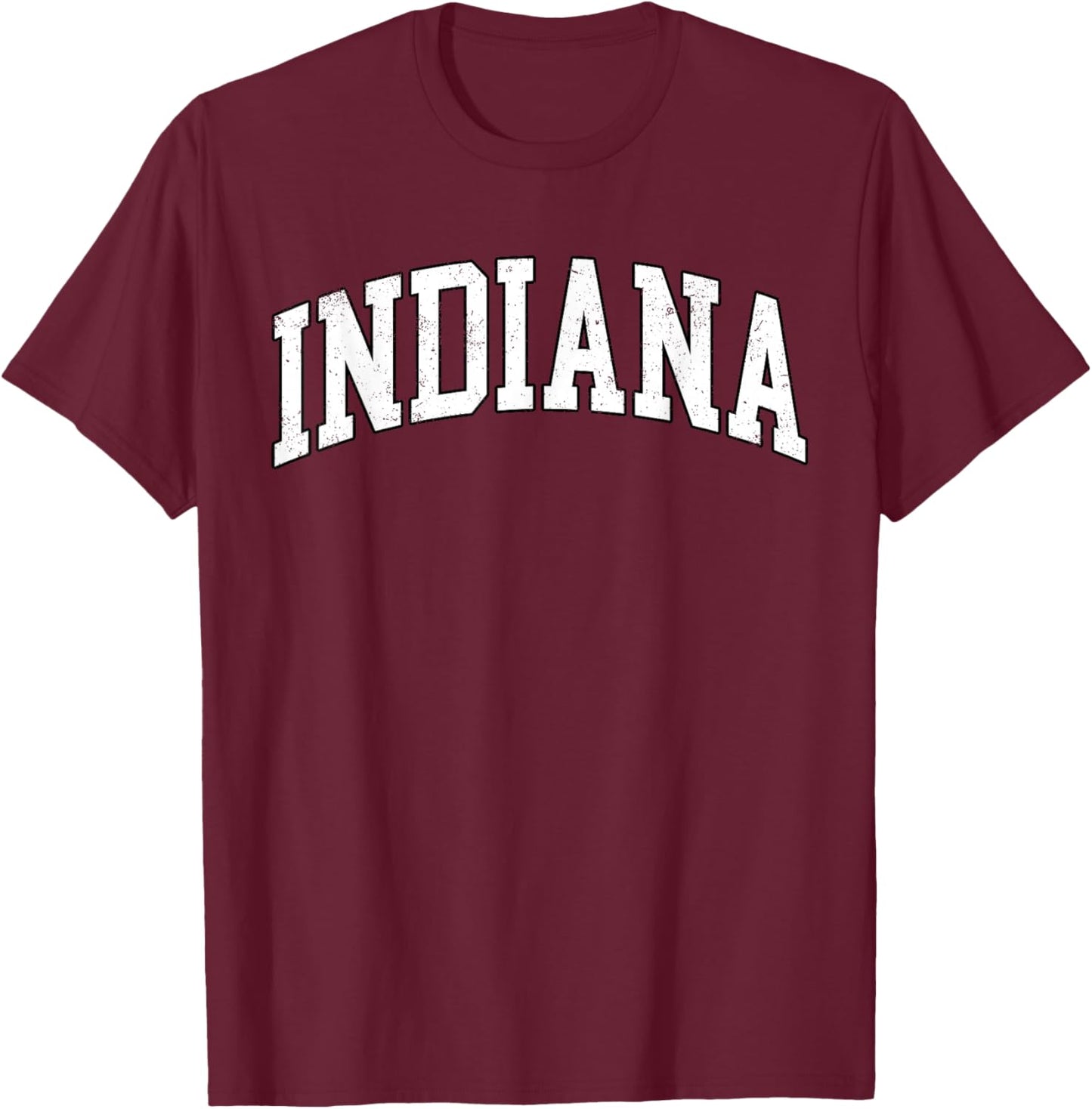 Indiana - Throwback Design - Classic Men Women Kid T-Shirt - T-Shirt | Maroon