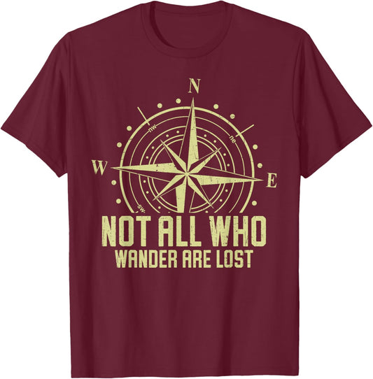Camping Humor Nature Camp Outdoor Pun Adventure Life Camper T-Shirt - T-Shirt | Maroon