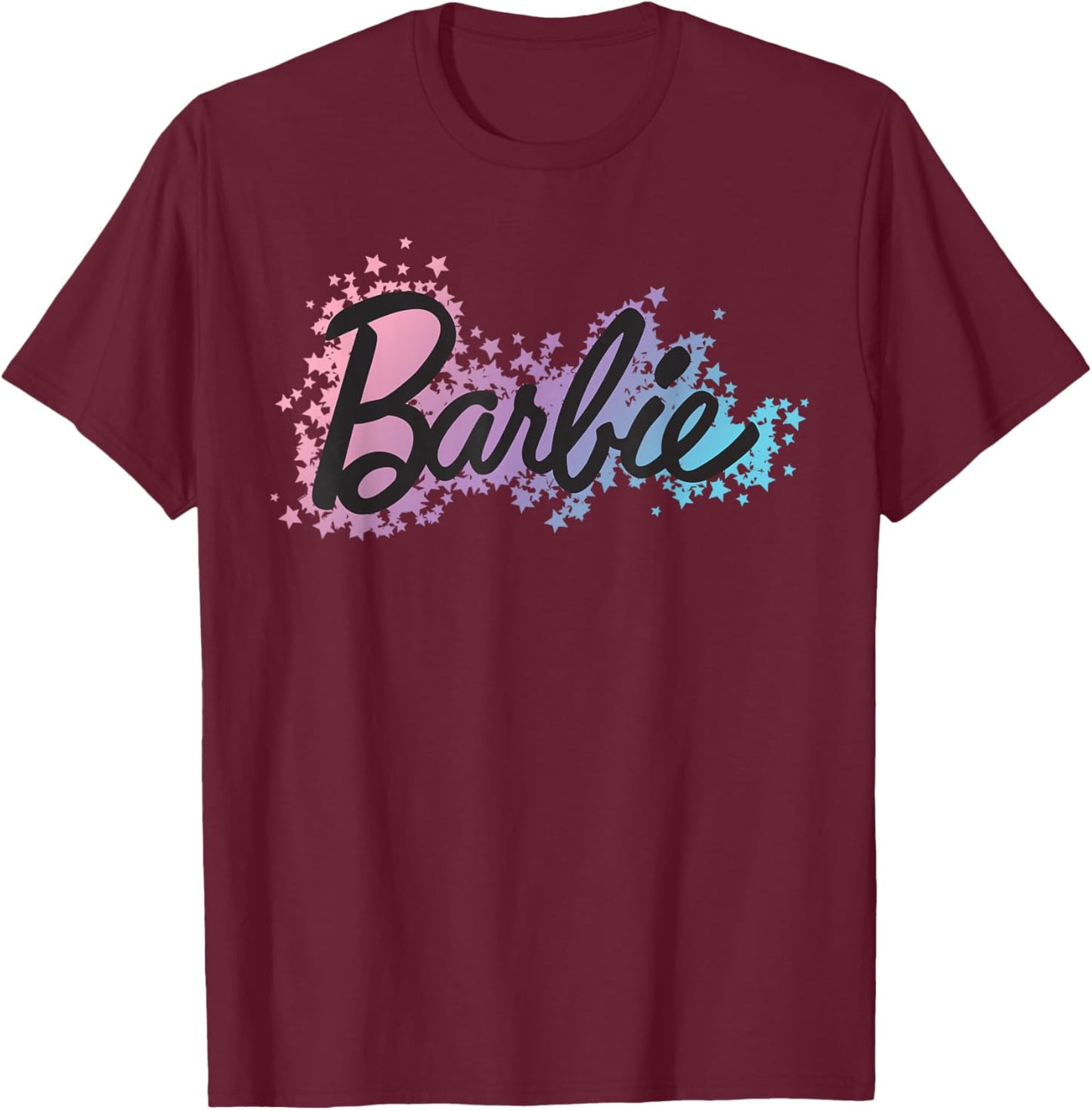 Barbie Star Silhouette Logo T-Shirt - T-Shirt | Maroon