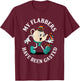 My Flabbers Have Been Gasted Retro Cartoon Meme T-Shirt - T-Shirt | Maroon