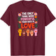 The Only Thing More Powerful Than Hate is Love T-Shirt - T-Shirt | Maroon