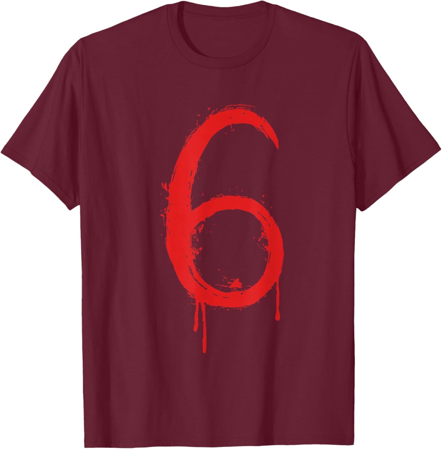 6 7 Matching Halloween Costume T-Shirt - T-Shirt | Maroon