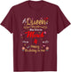 A Queen was Born on March 4 March 4th Birthday T-Shirt - T-Shirt | Maroon