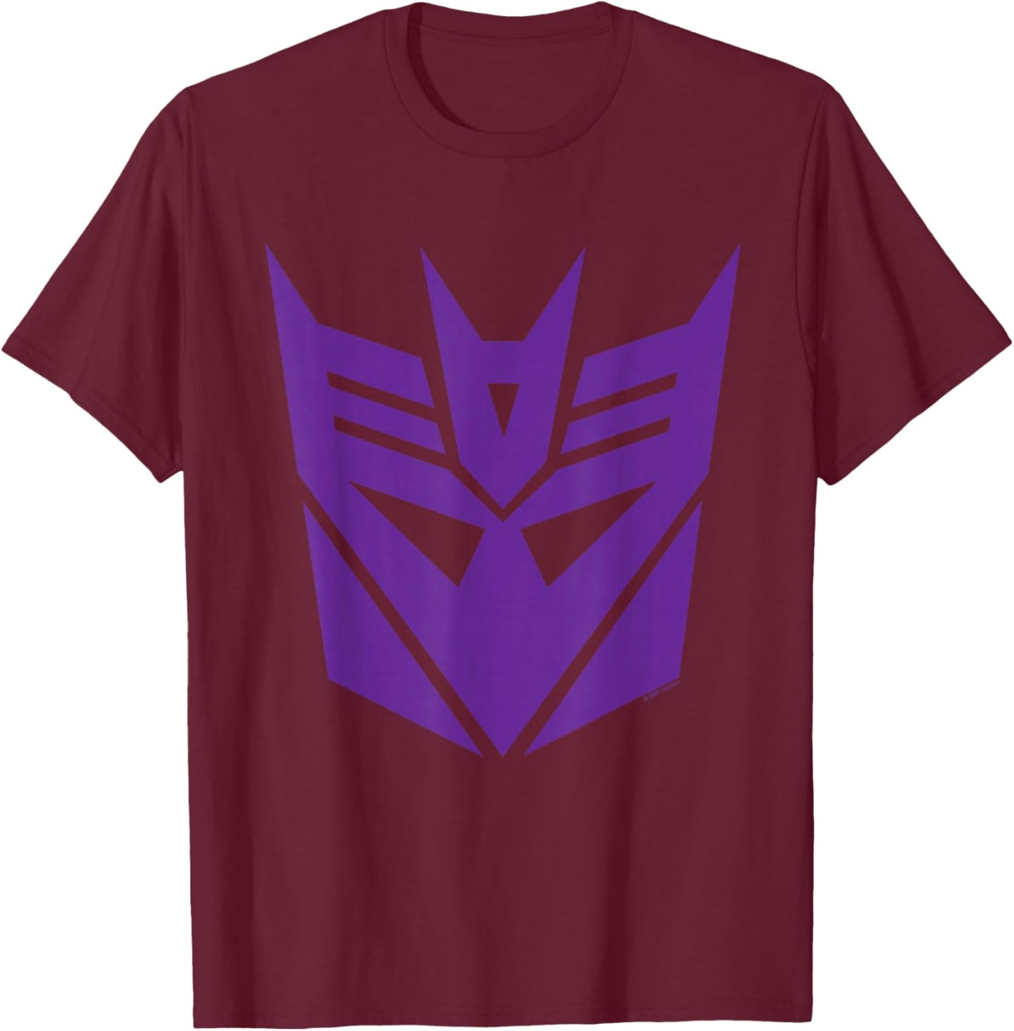 Transformers Purple Decepticon Sigil T-Shirt - T-Shirt | Maroon