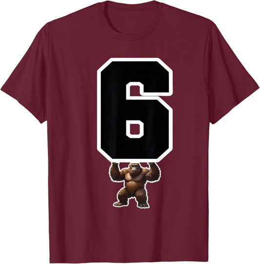 6 7 Funny Matching Teachers Halloween Costume Gorilla T-Shirt - T-Shirt | Maroon