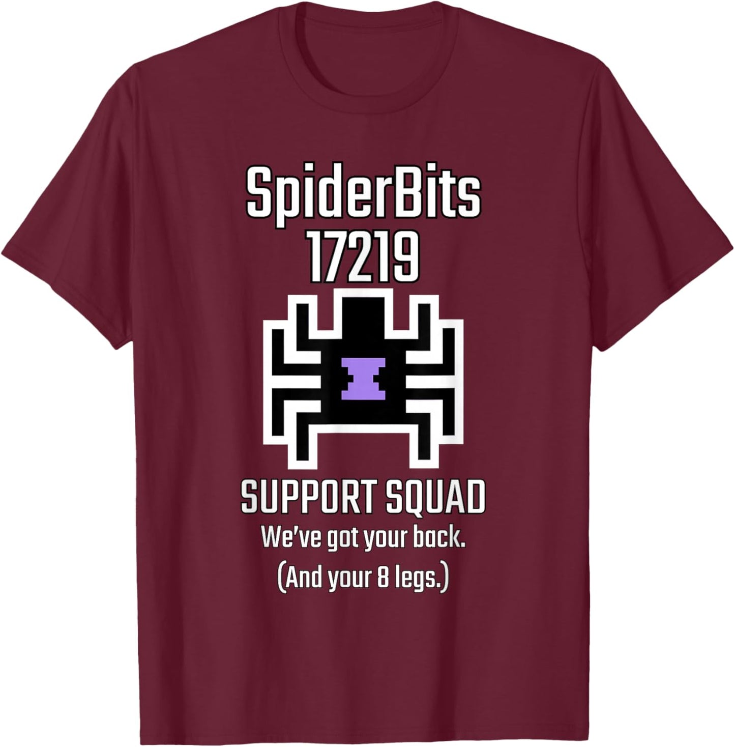 SpiderBits Supporter T-Shirt - T-Shirt | Maroon