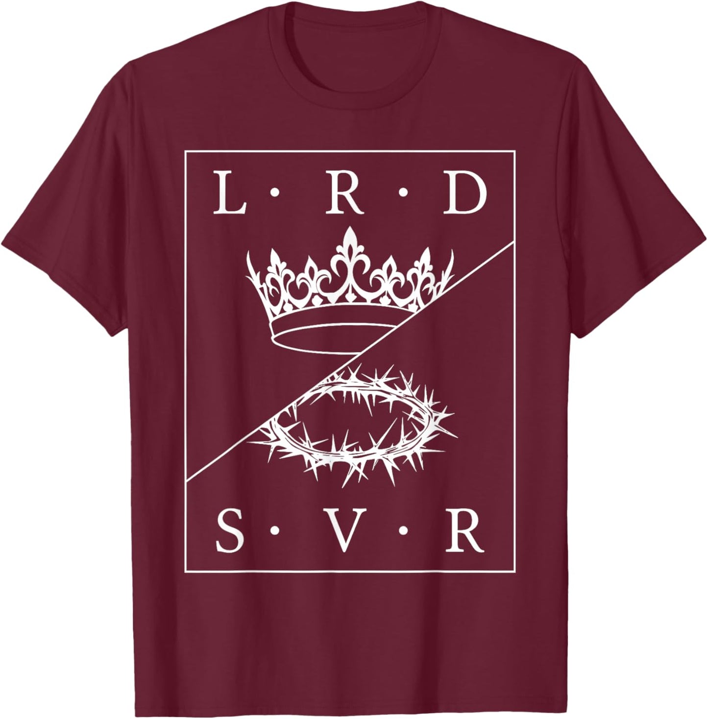 Jesus Lord and Savior Jesus Savior Christian Jesus T-Shirt - T-Shirt | Maroon