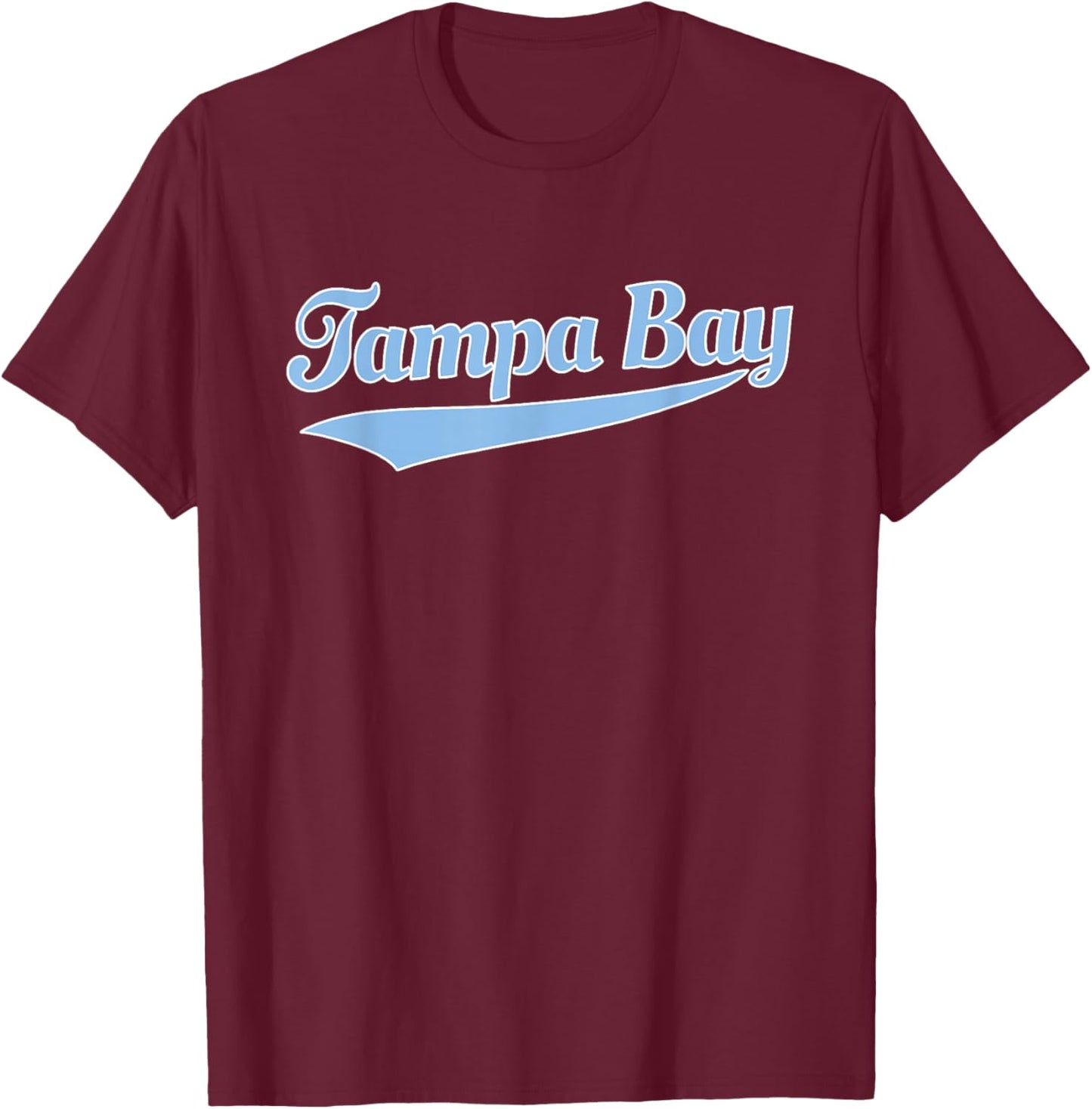Tampa Bay - Throwback Design - Classic T-Shirt - T-Shirt | Maroon