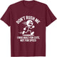 Don't Rush Me I, Running Humor Short People T-Shirt - T-Shirt | Maroon