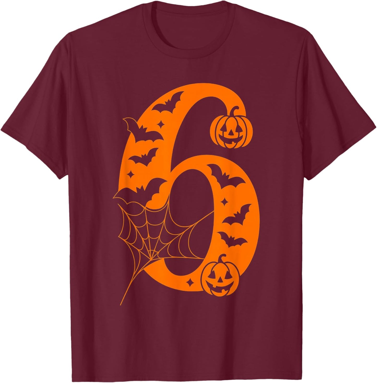 6 7 Couples Halloween Funny Matching Meme Pumpkin Men Women T-Shirt - T-Shirt | Maroon
