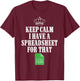 Funny Accounting Art Women Spreadsheets Accountant T-Shirt - T-Shirt | Maroon