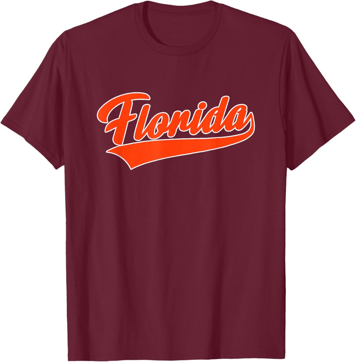 Florida - Throwback Design - Classic T-Shirt - T-Shirt | Maroon