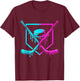 Hockey Drip for Boys Ice Cream Drip Youth Boys Hockey Kids T-Shirt - T-Shirt | Maroon