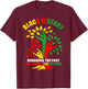 Honoring Past Inspiring Future Men Women Black History Month T-Shirt - T-Shirt | Maroon