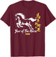 Chinese New Year 2026 Year of The Horse T-Shirt - T-Shirt | Maroon