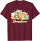 Funny Capybara Sleepybara Pajamas Kawaii Man Woman Kid T-Shirt - T-Shirt | Maroon