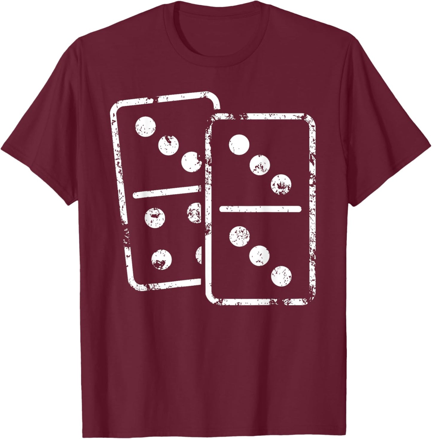 Funny 67 Meme Dominoes Six Seven Domino Kids Boys Teens Men T-Shirt - T-Shirt | Maroon
