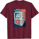 Support Your Local Packaged ICE, Funny Retro T-Shirt - T-Shirt | Maroon
