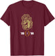 JMU Dukes 2025 College Football Playoff Logo (Black) T-Shirt - T-Shirt | Maroon