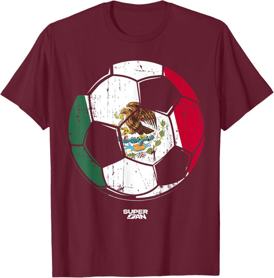 2026 Mexico Soccer Fan World Cup T-Shirt - T-Shirt | Maroon