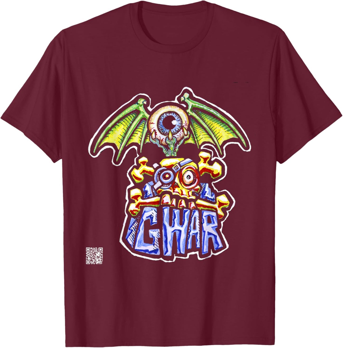 The Flying Eye T-Shirt - T-Shirt | Maroon