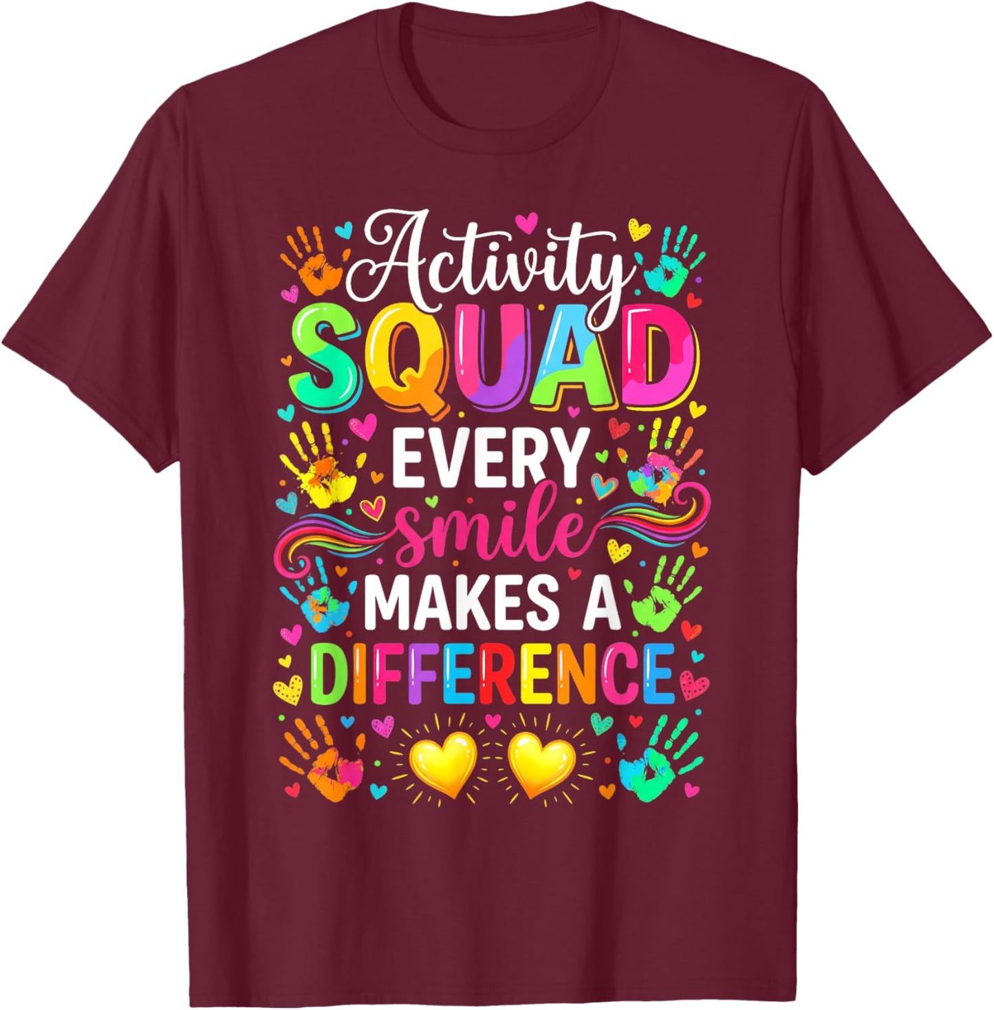 Activity Assistant Squad Team Professionals Week Director T-Shirt - T-Shirt | Maroon
