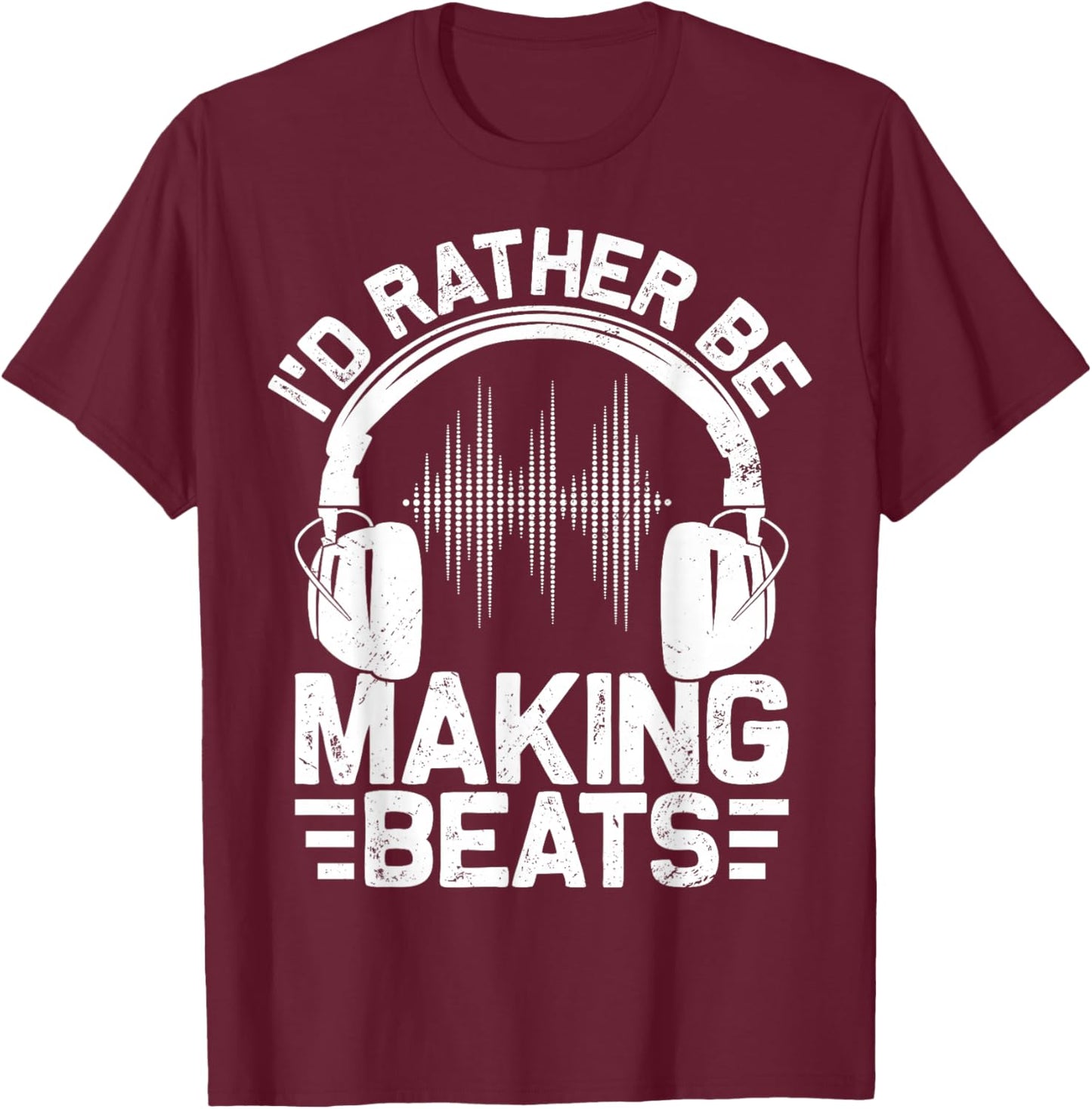 Funny DJ Women Music Producer Dance Lover T-Shirt - T-Shirt | Maroon