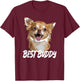 Chihuahua Lover Long Hair Chihuahua Dog Chiwawa Love T-Shirt - T-Shirt | Maroon