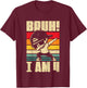 Bruh I Am 4 Year Old Dabbing Boy 4th Birthday Decorations T-Shirt - T-Shirt | Maroon