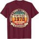 48th Birthday Gift 48 Years of Being Awesome 48 Years Old T-Shirt - T-Shirt | Maroon