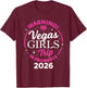 Vegas Girls Trip 2026 in Progress Weekend Vacation Matching T-Shirt - T-Shirt | Maroon