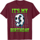 It's My 9th Birthday Funny Soccer Birthday Boy 9 Year Old T-Shirt - T-Shirt | Maroon