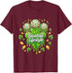 Baseball Lifestyle St Patricks Day Clover Irish Lucky Coins T-Shirt - T-Shirt | Maroon