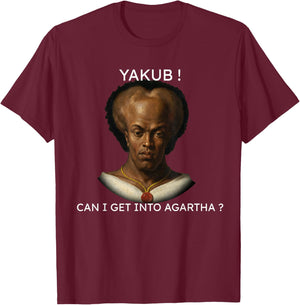 Agartha Meme Yakub - AbsurdCore T-Shirt - T-Shirt | Maroon