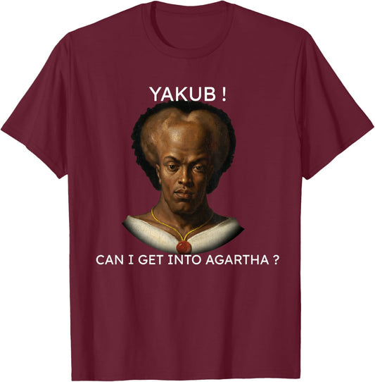 Agartha Meme Yakub - AbsurdCore T-Shirt - T-Shirt | Maroon