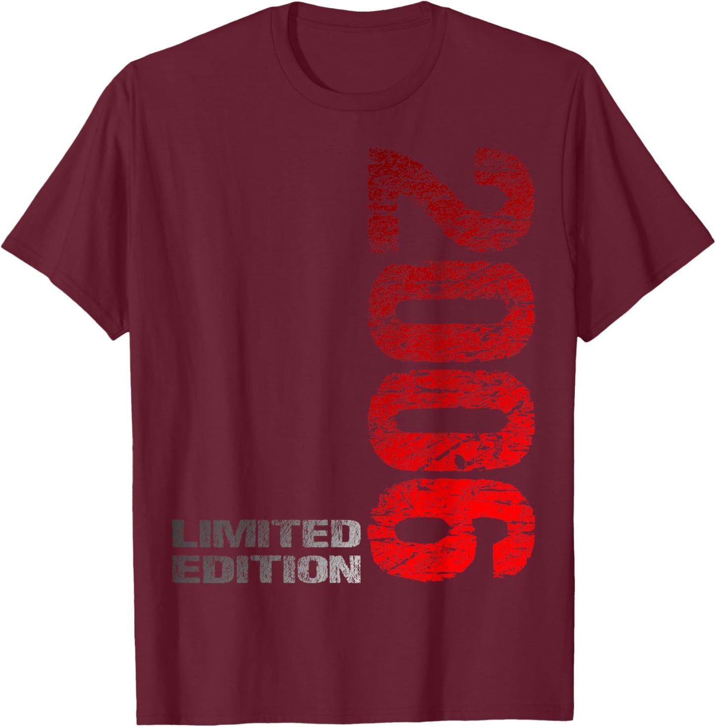 Limited Edition 2006 20th Birthday T-Shirt - T-Shirt | Maroon