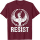 Minnesota Rebel Loon Alliance Resist Symbol MN T-Shirt - T-Shirt | Maroon