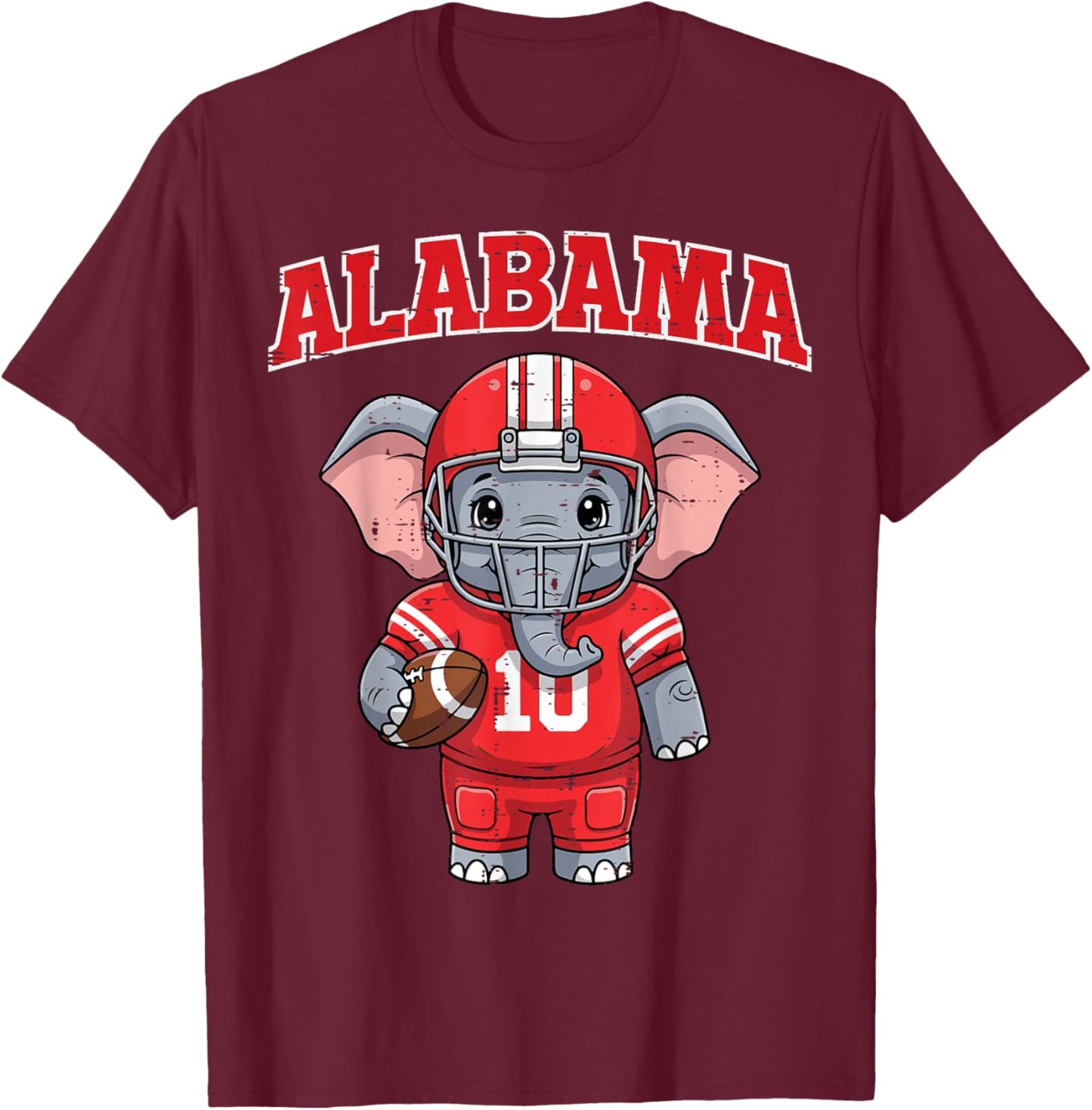 Elephant Cute Animal Men Women Kids Boys Girls Youth Teen T-Shirt - T-Shirt | Maroon