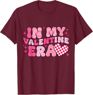 in My Valentine Era T-Shirt - T-Shirt | Maroon