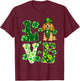 Love Cocker Spaniel Dog St Patricks Day Dog Lover T-Shirt - T-Shirt | Maroon